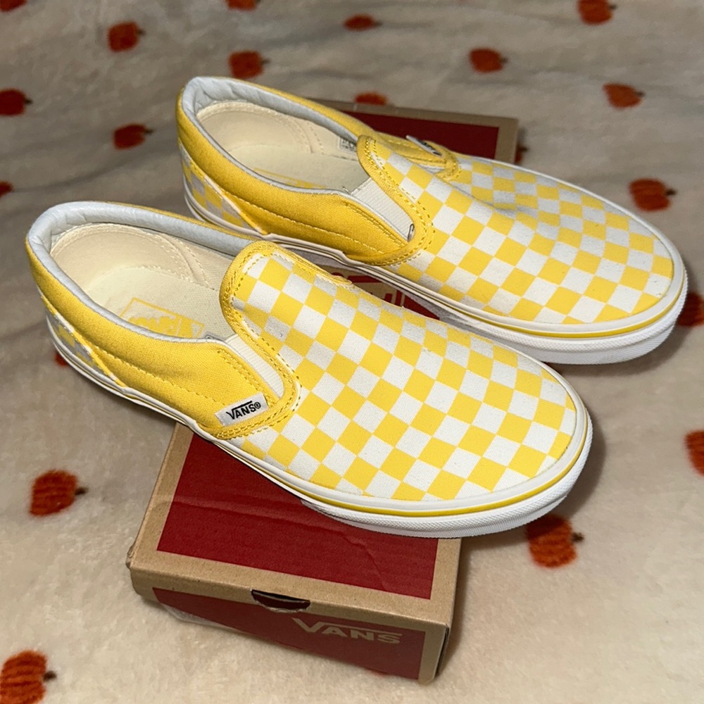 Vans Checker Slip Ons